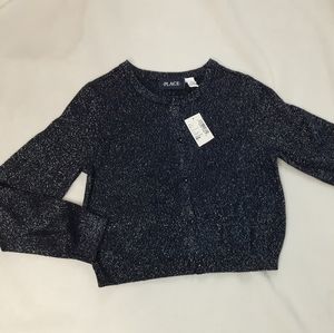 NWT Blue Sparkling girls cardigan Sweater by The Place, many sizes